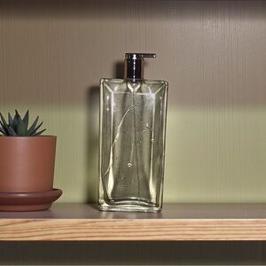 Vintage Lancome Metallic Silver Perfume Bottle